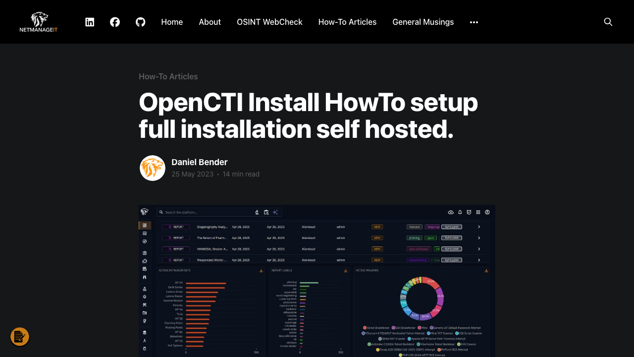 blog.netmanageit.com - Opencti Installation Howto preview