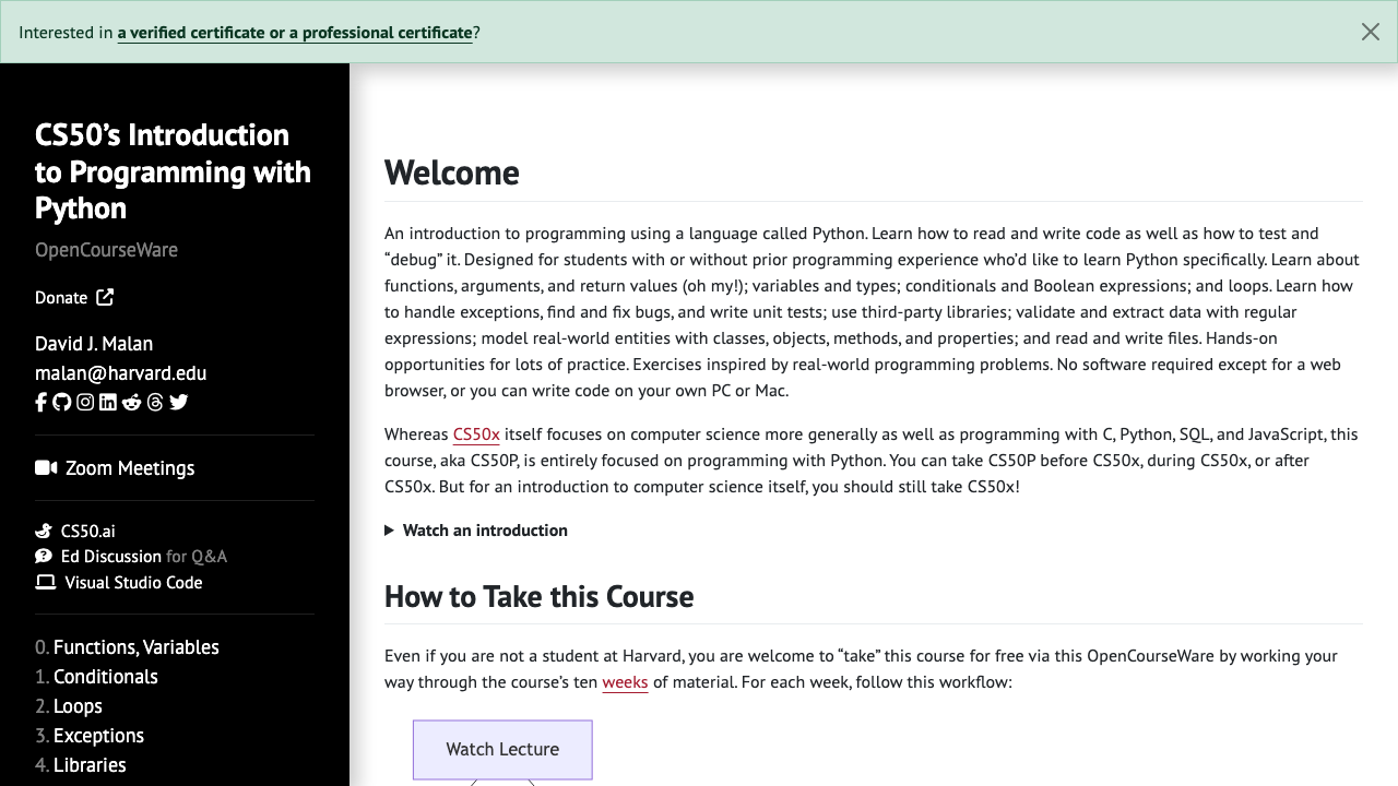 cs50.harvard.edu - Python - 2022 preview