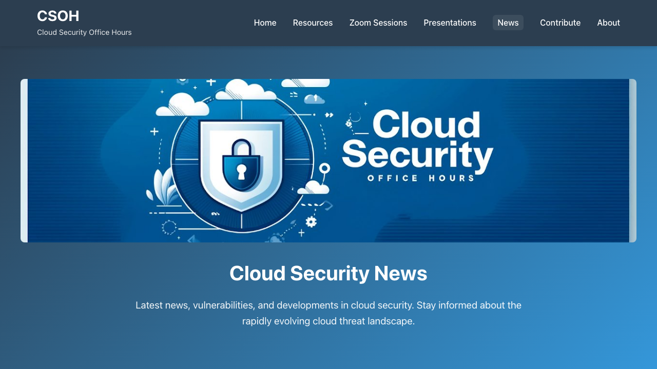 csoh.org - News preview