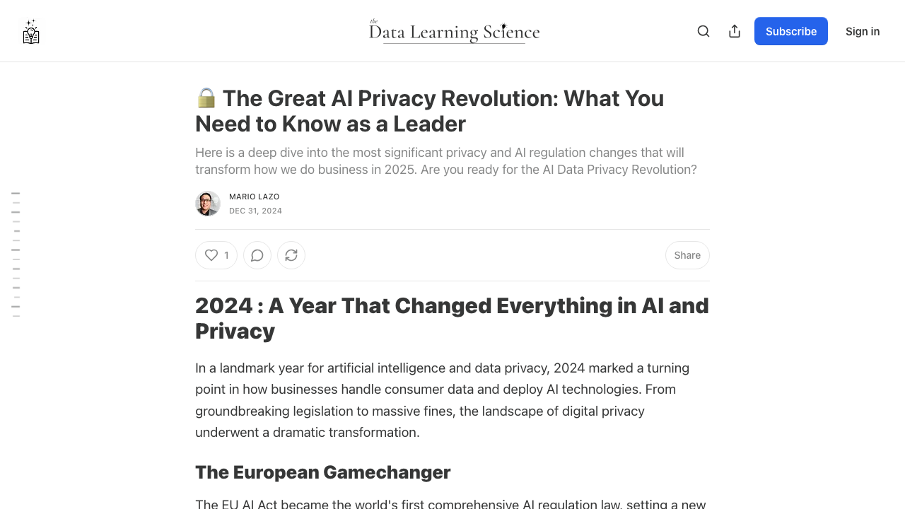 datalearningscience.com - P - The Great Ai Privacy Revolution Of preview