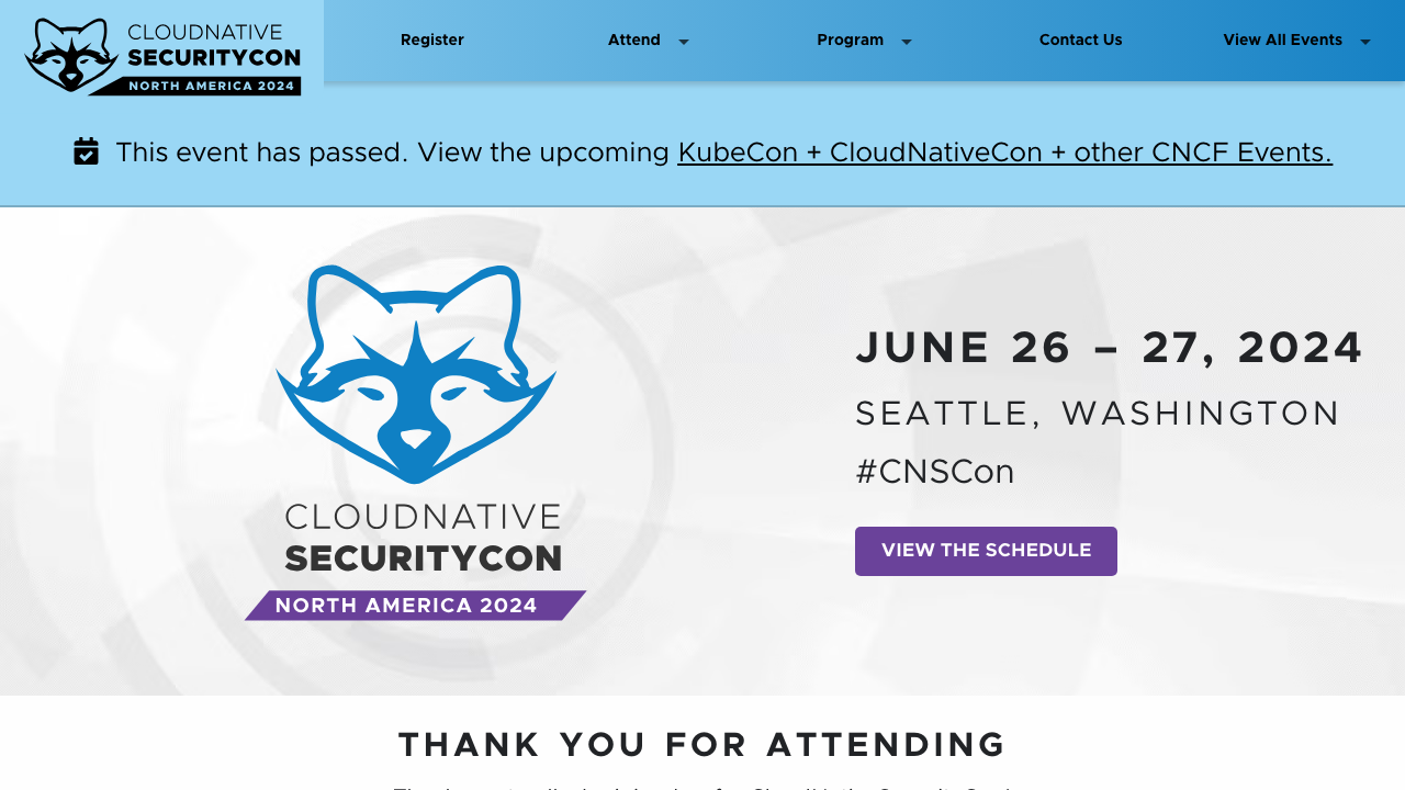 events.linuxfoundation.org - Cloudnativesecuritycon North America preview