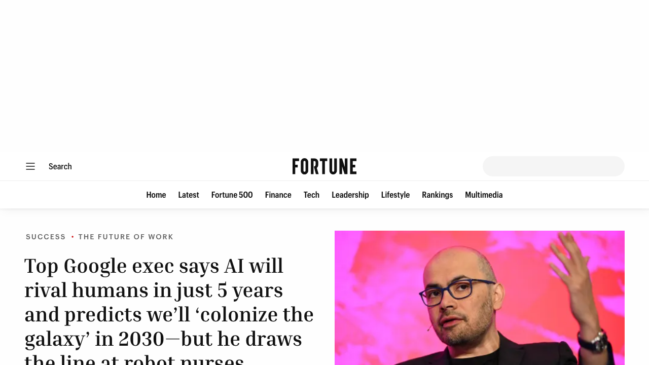 fortune.com - 2025 - 06 - 06 - Google Deepmind Ceo Demis Hassabis Ai Smarter Than Humans Space Colonization Robot Nurses