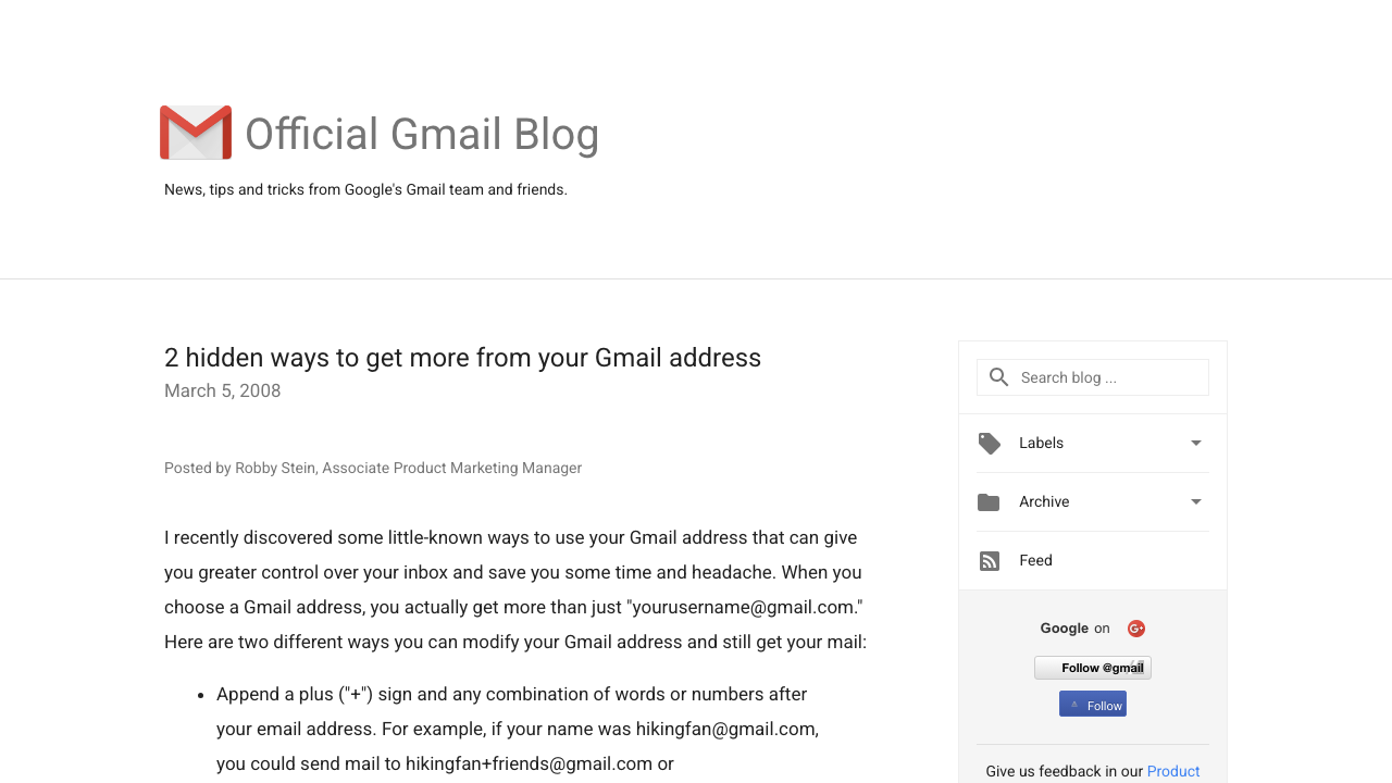 gmail.googleblog.com - 2008 - 03 - 2 Hidden Ways To Get More From Your preview