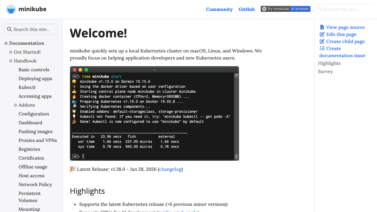 minikube.sigs.k8s.io - Docs preview