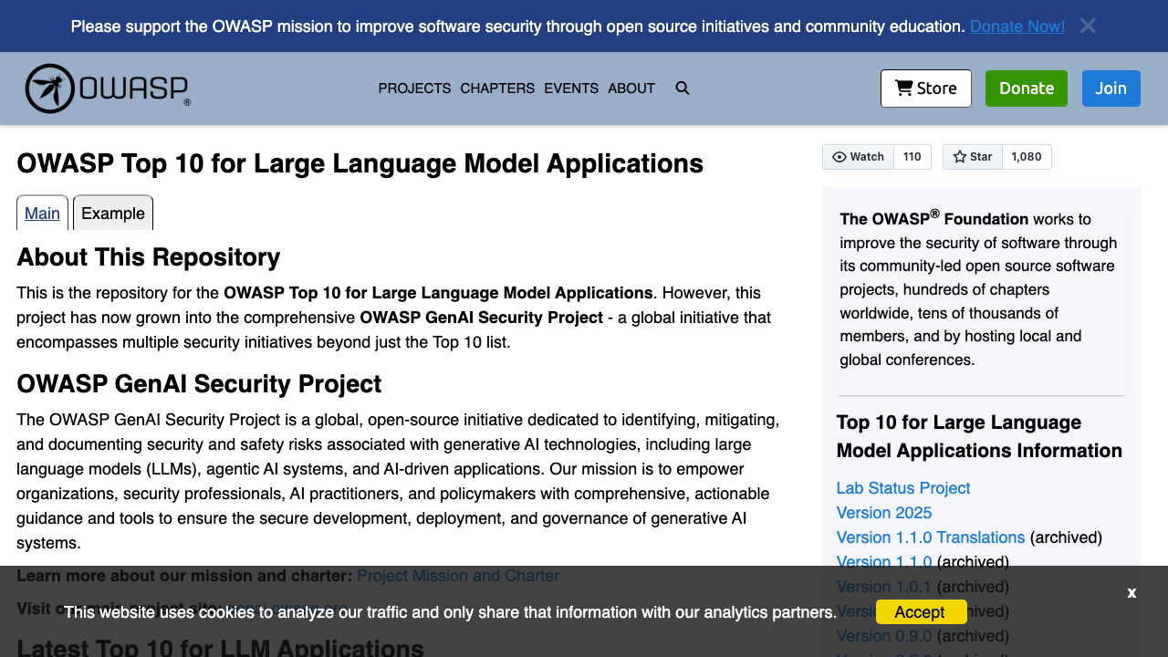 owasp.org - Www Project Top 10 For Large Language Model Applications preview
