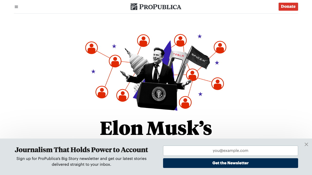 projects.propublica.org - Elon Musk Doge Tracker preview