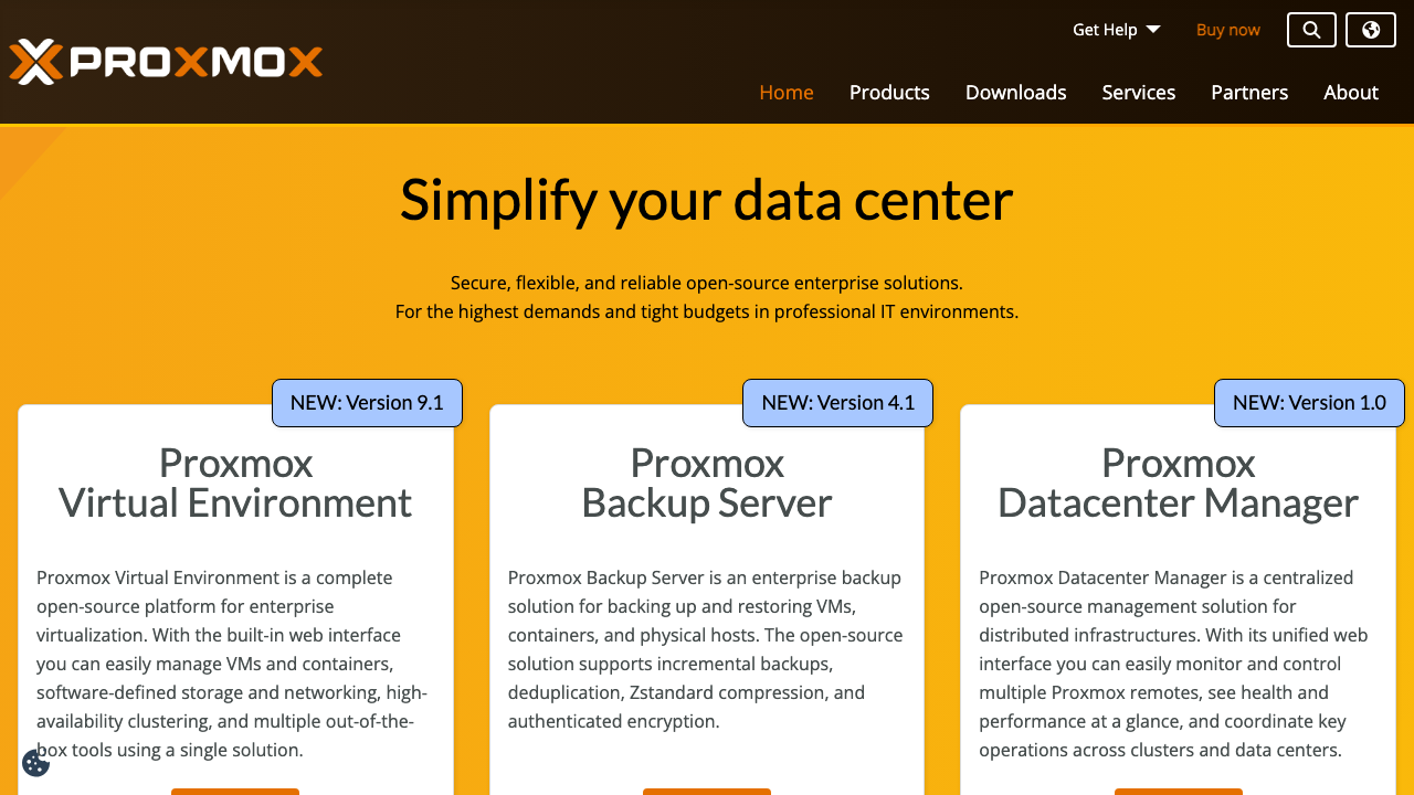 proxmox.com - En preview