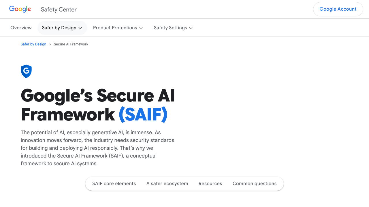 safety.google - Cybersecurity Advancements - Saif preview