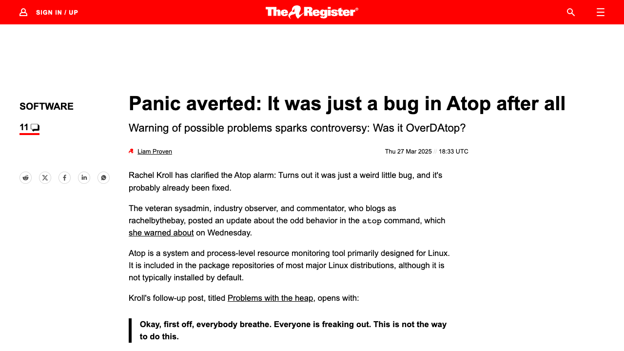 theregister.com - 2025 - 03 - 27 - Atop Panic Averted preview