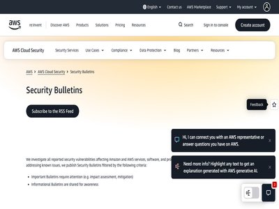 AWS Security Bulletins