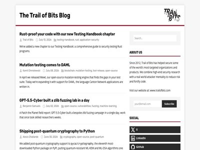 Trail of Bits Blog