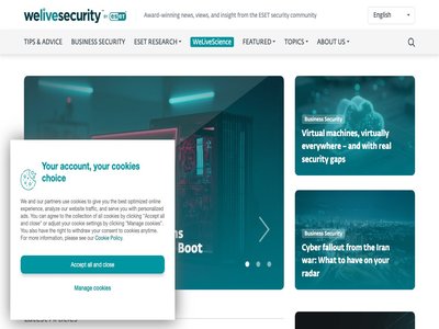 ESET WeLiveSecurity