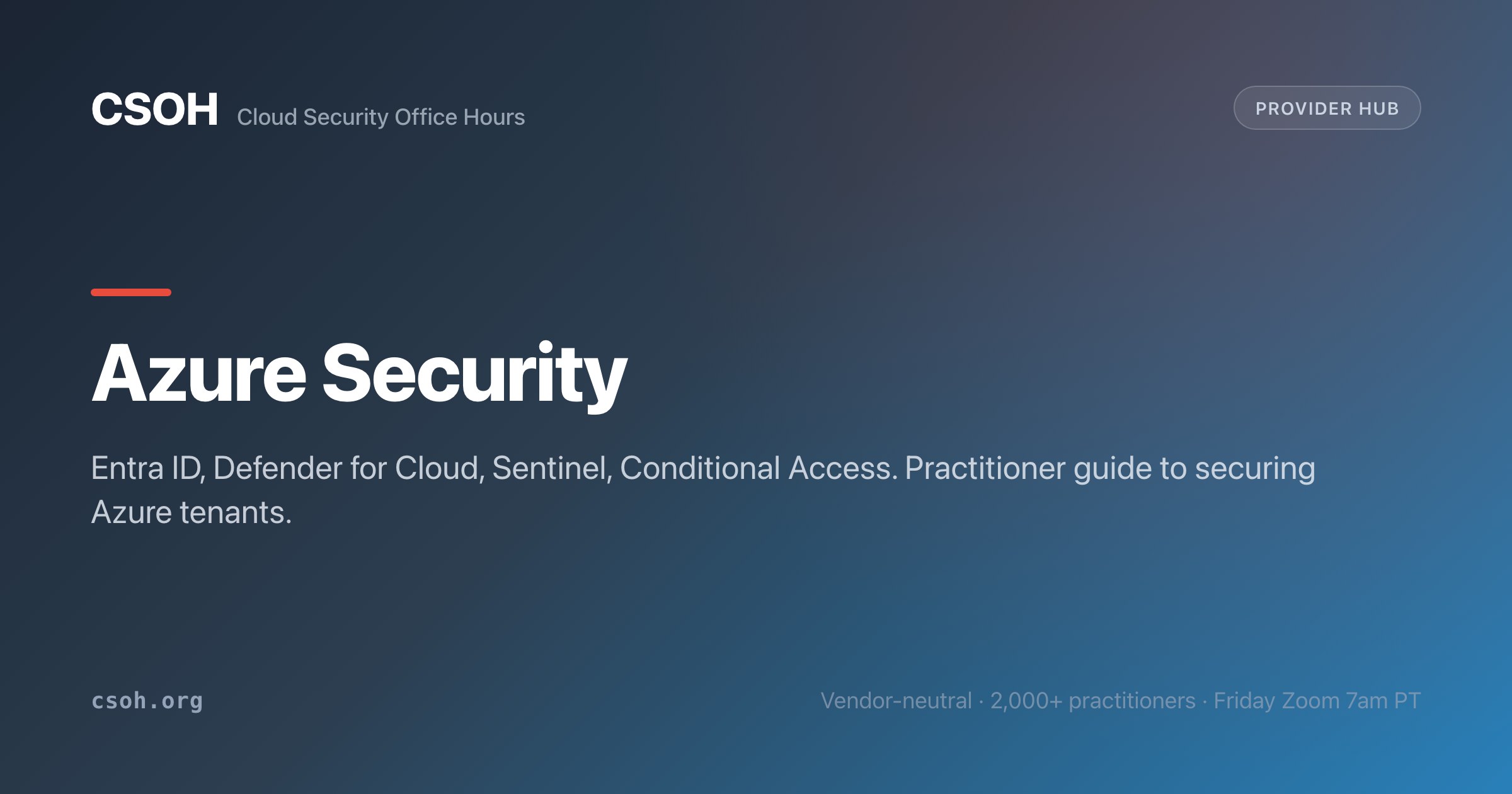 Azure security guide