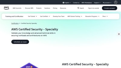 AWS Certified Security Specialty preview
