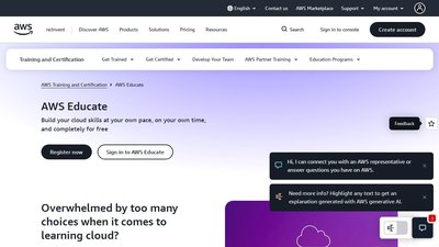 AWS Educate preview