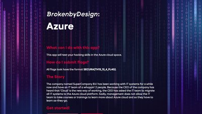 Broken Azure preview