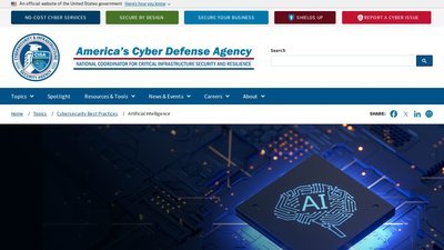 CISA AI Security preview