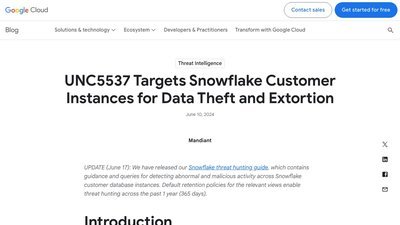 Snowflake / UNC5537 (2024) preview