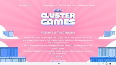 EKS Cluster Games preview