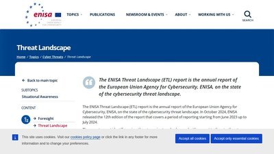 ENISA Threat Landscape preview