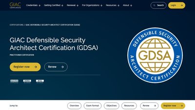 GIAC GDSA - Defensible Security Architecture preview