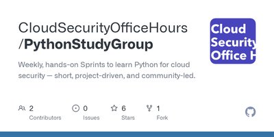 CSOH Python Study Group preview
