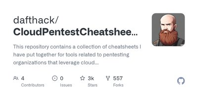 Cloud Pentest Cheatsheets preview