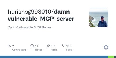 Damn Vulnerable MCP Server preview