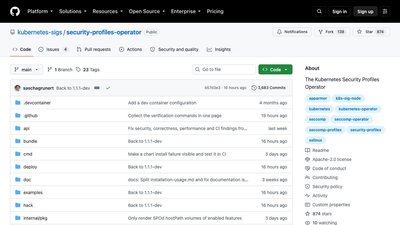 Security Profiles Operator preview