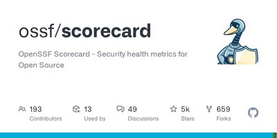 OpenSSF Scorecard preview