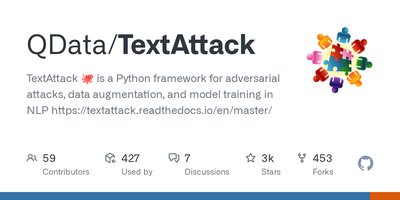 TextAttack preview