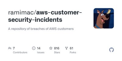 AWS Customer Security Incidents preview