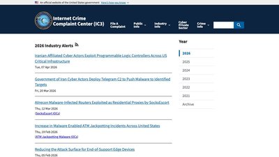 FBI IC3 Industry Alerts preview
