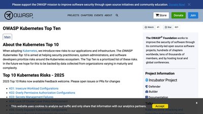 OWASP Kubernetes Top Ten preview