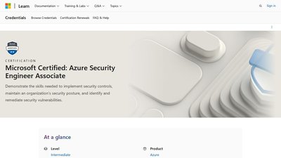 AZ-500 Azure Security Engineer preview