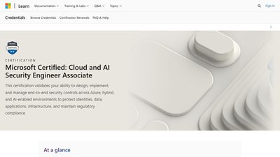 SC-500 Cloud and AI Security Engineer preview
