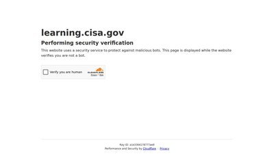 CISA Learning preview