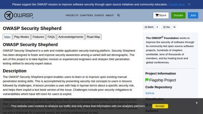 OWASP Security Shepherd preview