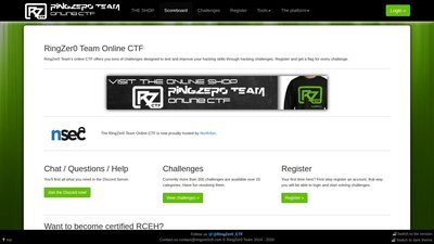 RingZer0 CTF preview